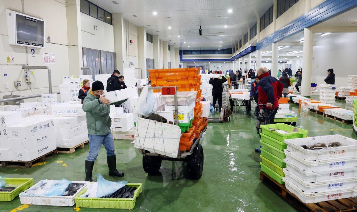 Imagen de archivo de la Lonja del Puerto de Vigo.