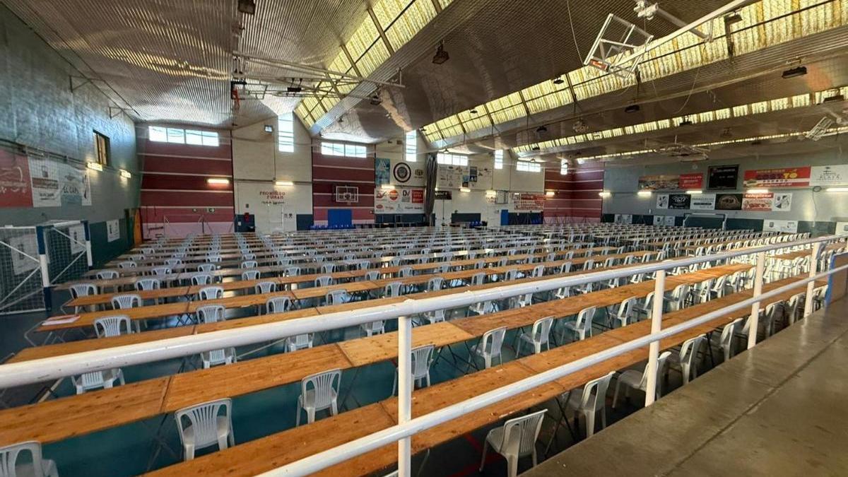 Uno de los pabellones en los que se celebró la oposición.