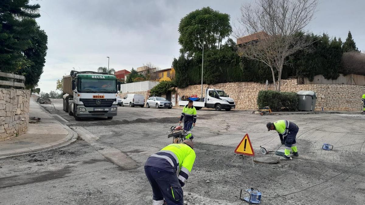 Obras en Riba-roja.