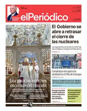 La portada de EL PERIÓDICO del 10 de mayo de 2025