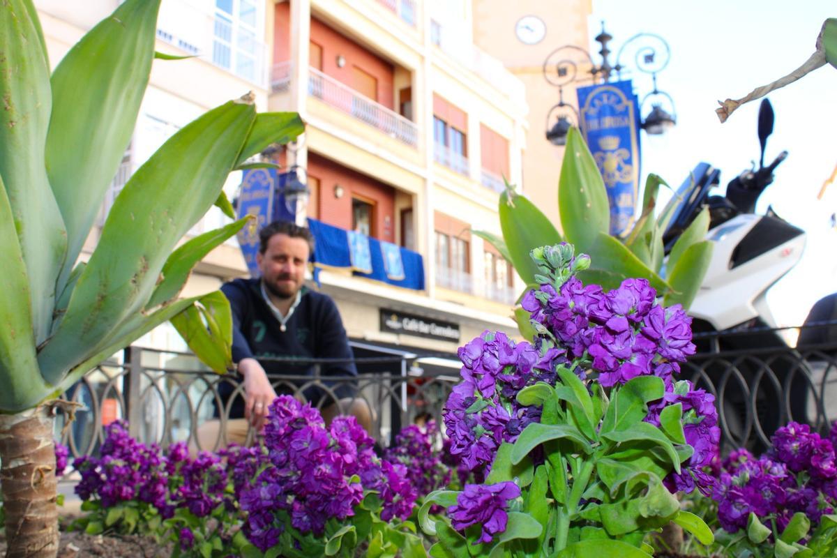 Antonio David Sánchez supervisaba este martes los trabajos realizados.