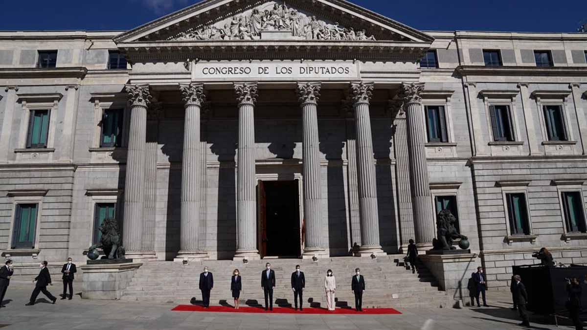 Acto en el Congreso de los Diputados.