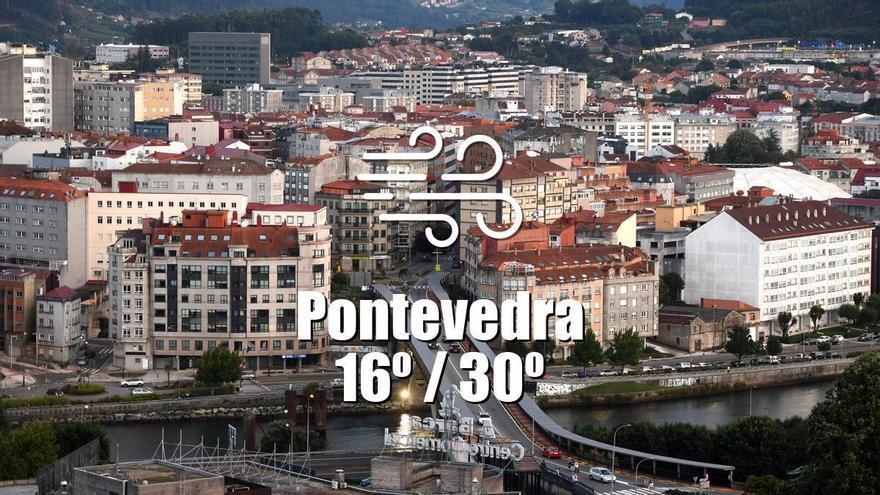 El tiempo en Pontevedra: previsión meteorológica para hoy, lunes 29 de junio