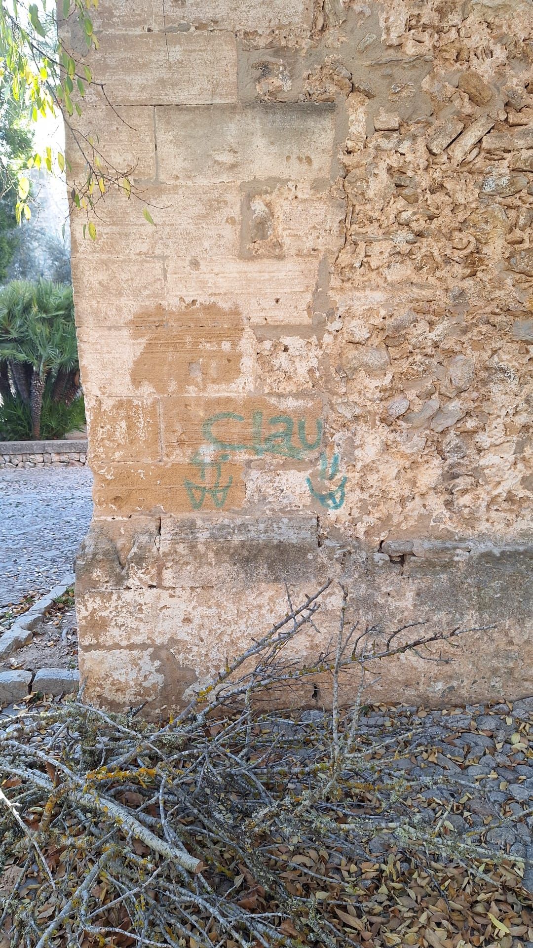 Vandalismo en Pollença.