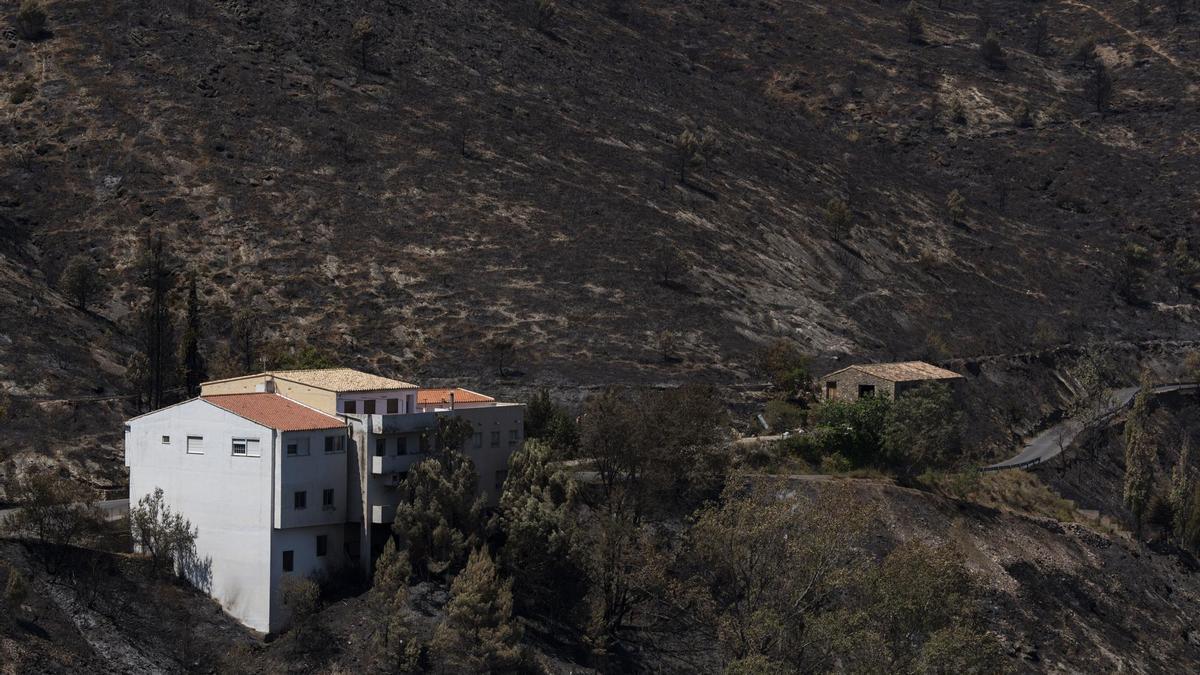 Estabilizado el incendio de Bejís tras siete días de lucha contra las llamas