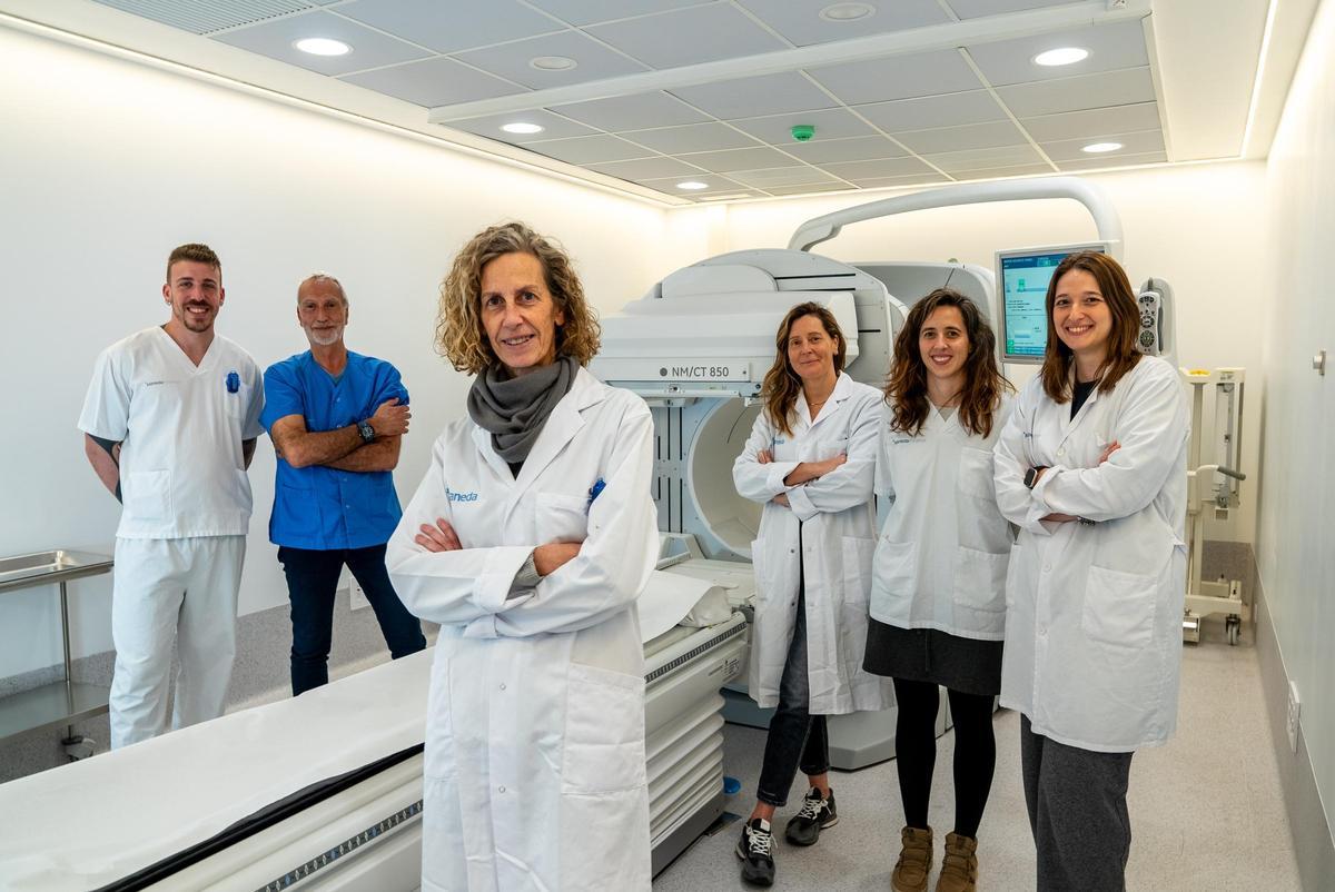 El equipo del nuevo Servicio de Medicina Nuclear de Juaneda  Hospitales.