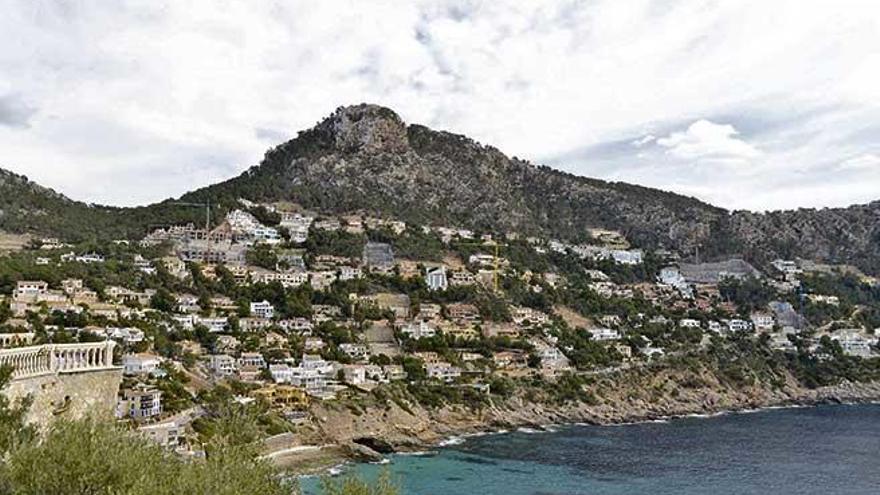 Una vista general de la urbanización de Cala Llamp, en el municipio de Andratx.