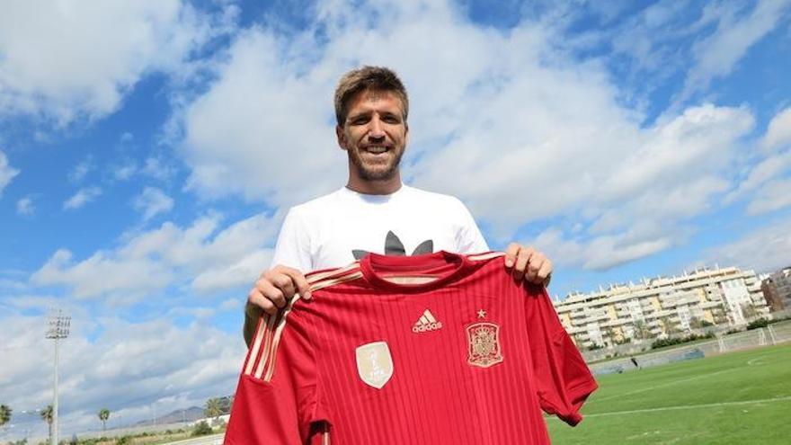 Camacho, con la camiseta de la Selección, en una imagen de archivo.