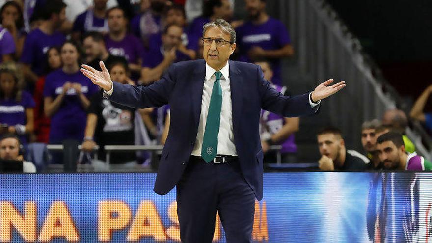 Casimiro, en un partido de Eurocup