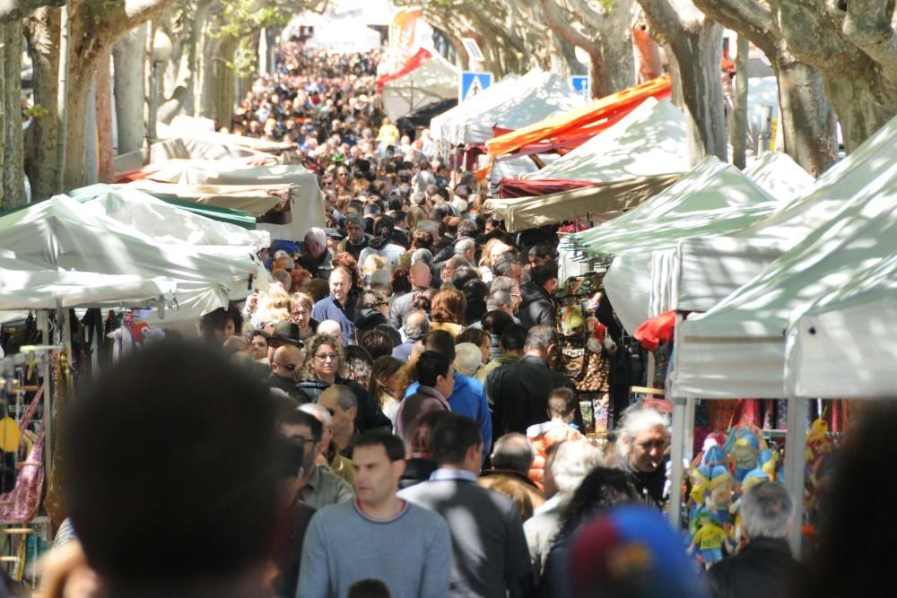 L'ambient, aquest diumenge, a la fira de Berga.