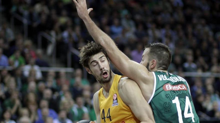 El Barça gana al Zalgiris (78-85).