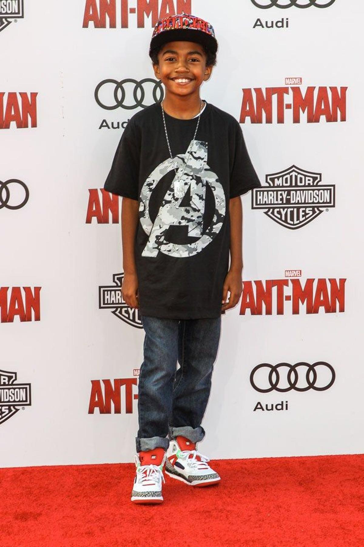 Miles Brown en la première de 'Ant-Man' en Los Ángeles
