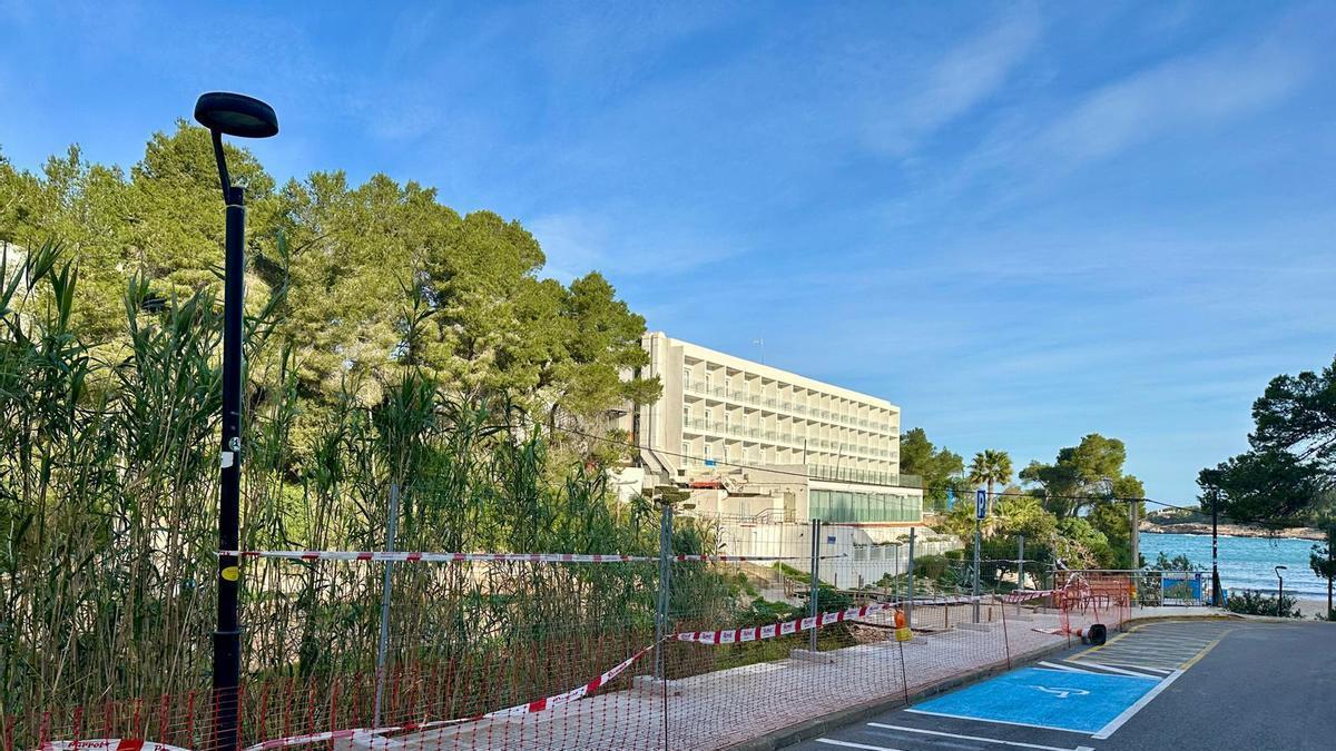 La zona de s'Arenal Petit, en obras