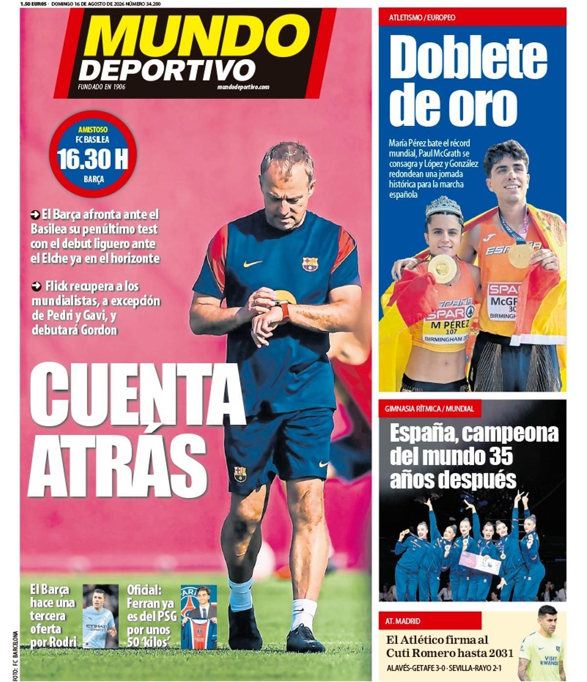 Las portadas de la prensa deportiva de hoy