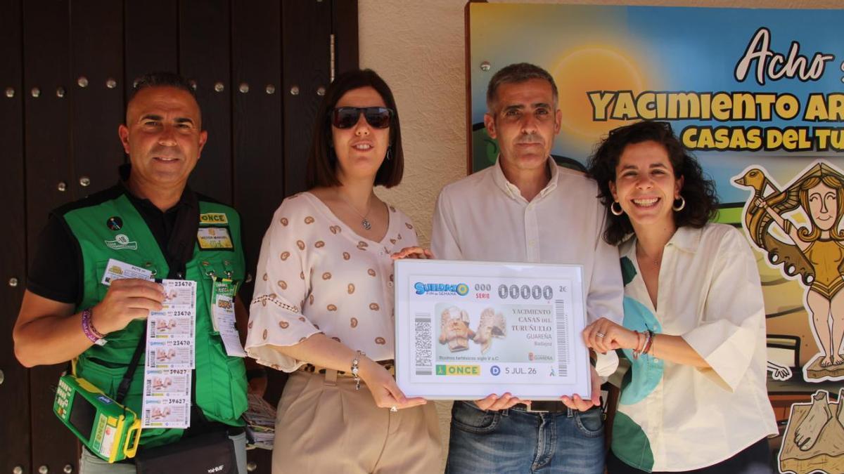 Cupón dedicado al Yacimiento Casas del Turuñuelo de Guareña.