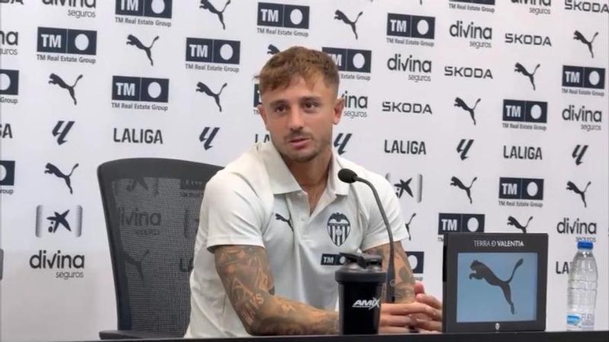 Los motivos por los que Pablo Maffeo ha querido venir al Valencia CF