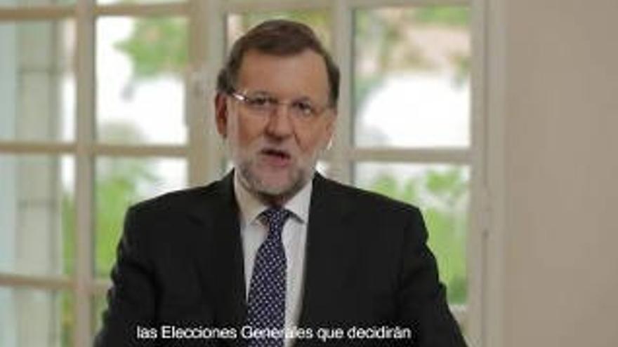 Rajoy estrena web de campaña de PP "participaenserio"