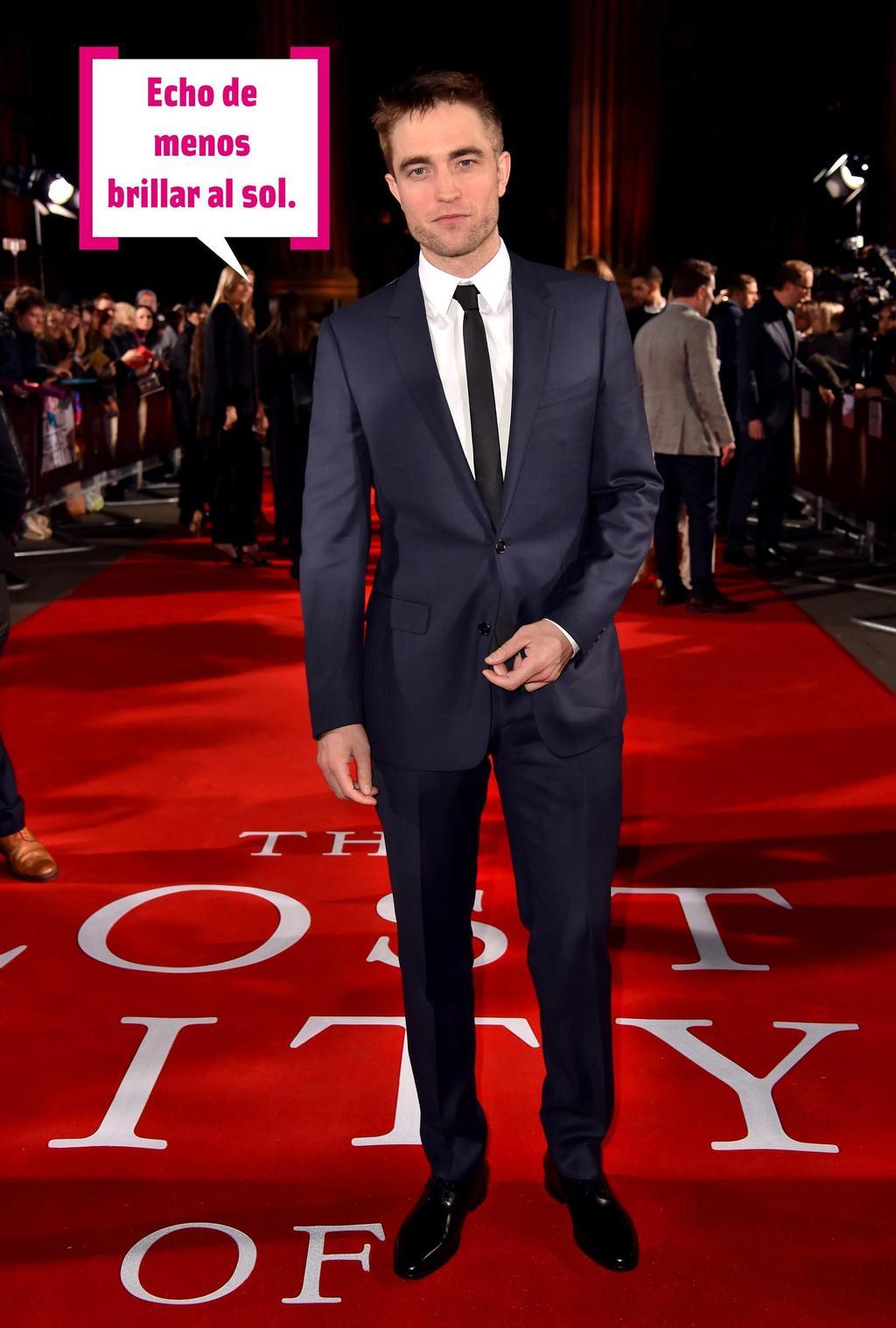 Robert Pattinson en la presentación de The Lost City of Z