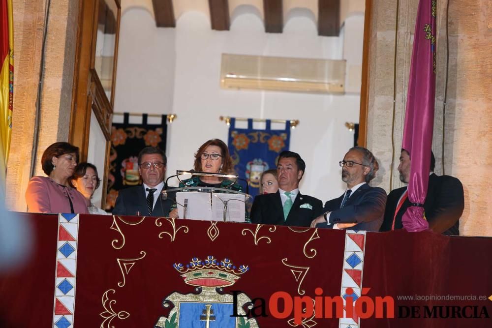 Pregón de fiestas en Caravaca