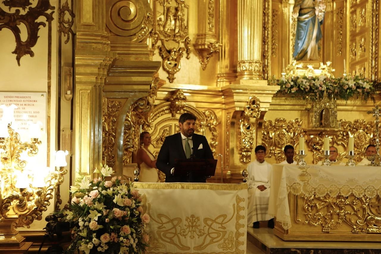 Así ha sido el nombramiento de Fernando López Miras como Mayordomo de Honor del Paso Blanco de Lorca