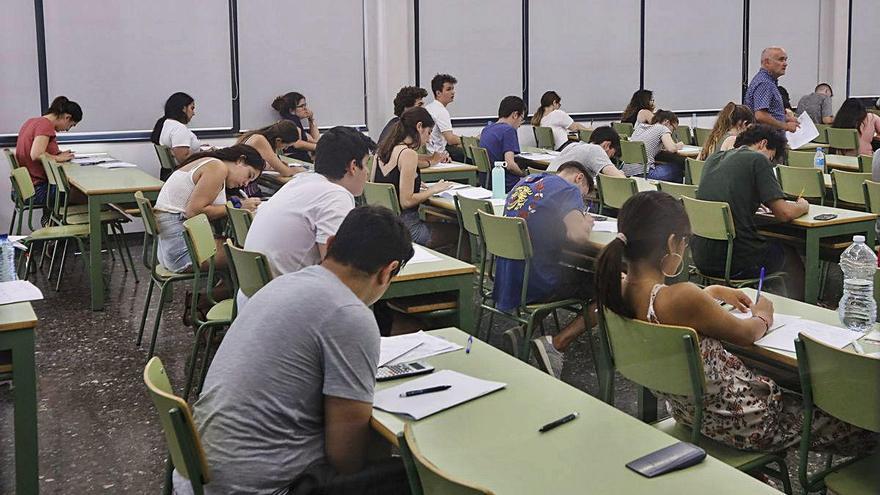 Prueba de acceso a la universidad del pasado año.