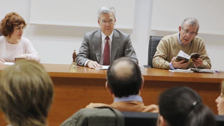 Un momento de la junta de fiscales celebrada ayer en Alicante.