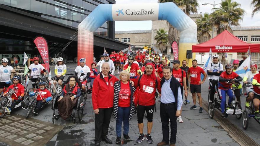 Un instante de la salida de una edición anterior de la marcha. // Alba Villar