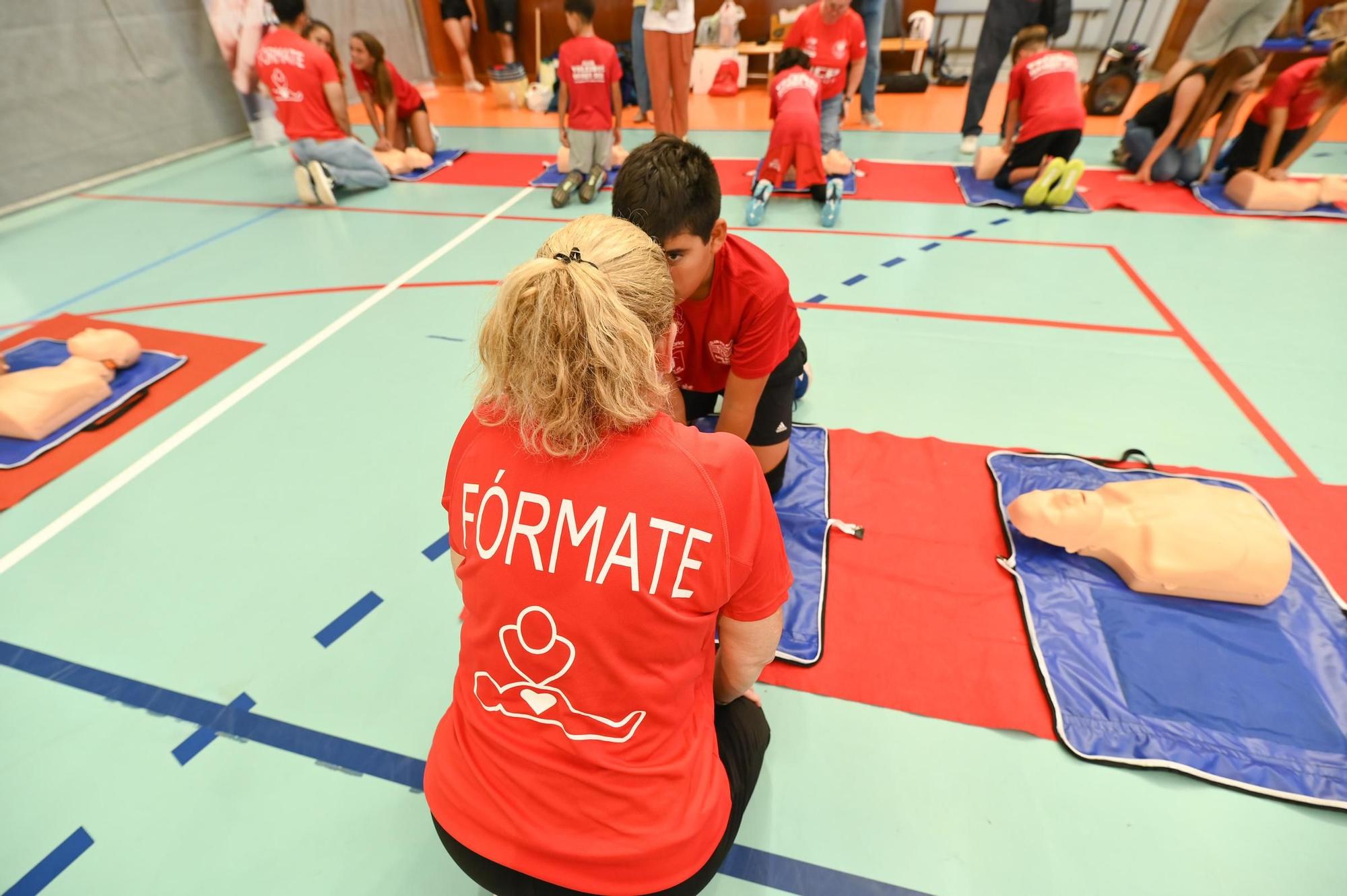 La cantera del CV San Roque aprende a salvar vidas