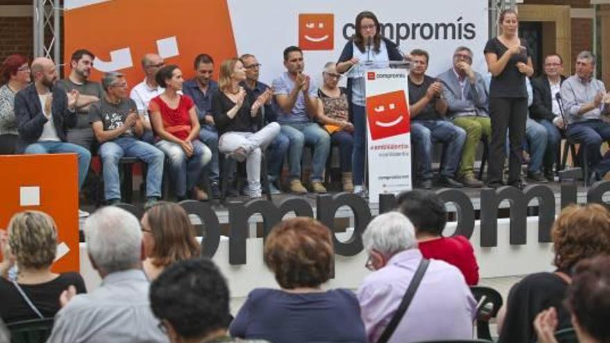 Mónica Oltra augura un despegue de Compromís en la presentación de candidatos