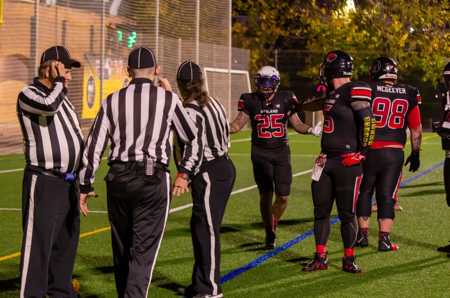 Derrota del Mallorca Voltors de fútbol americano ante los Sealand Seahawks