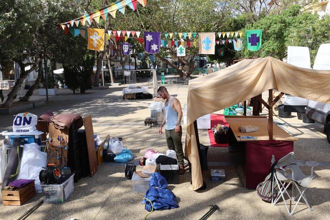 Así se prepara la Feria Ibiza Medieval