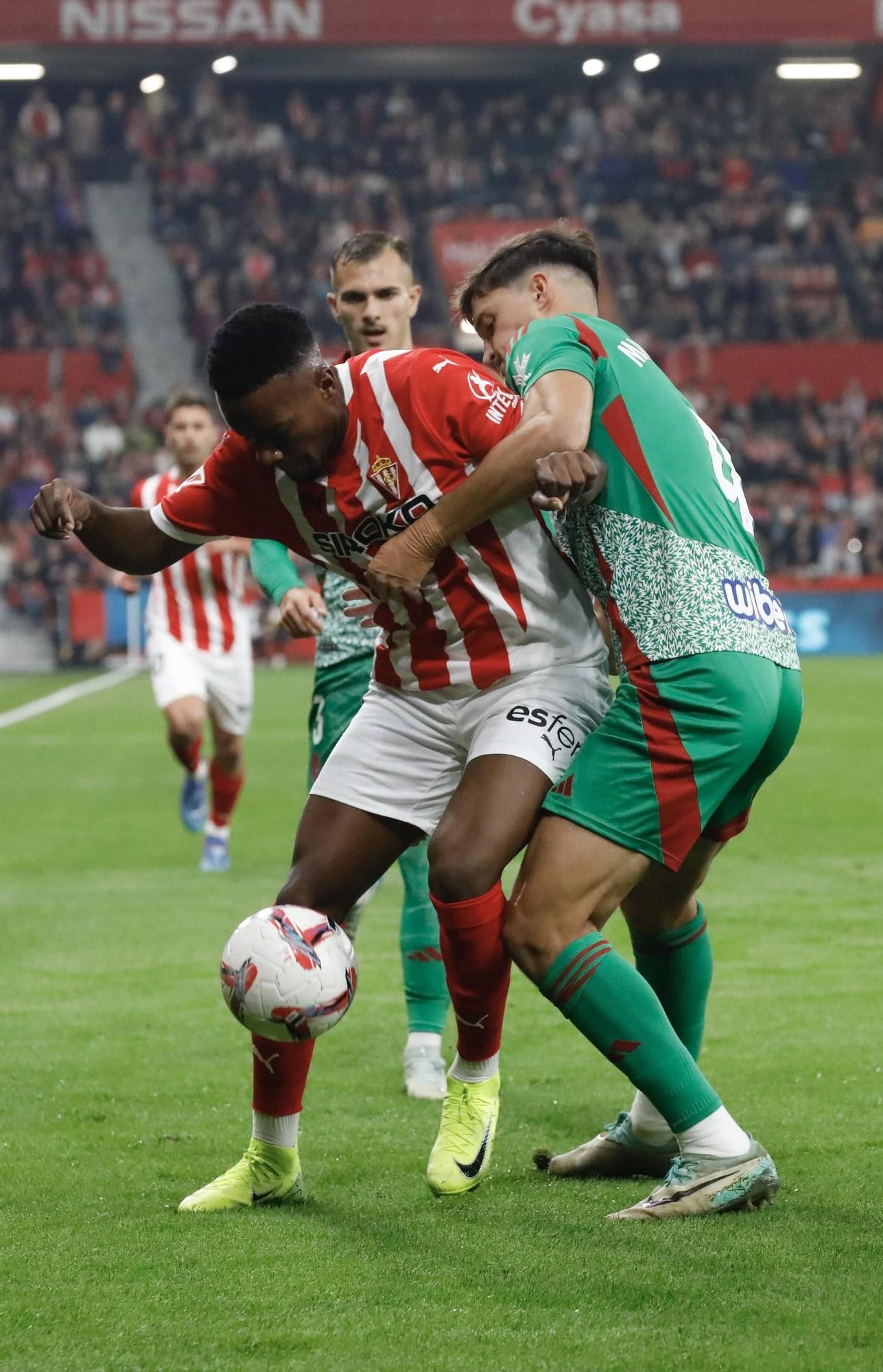 Así fue el partido Sporting-Granada, en imágenes