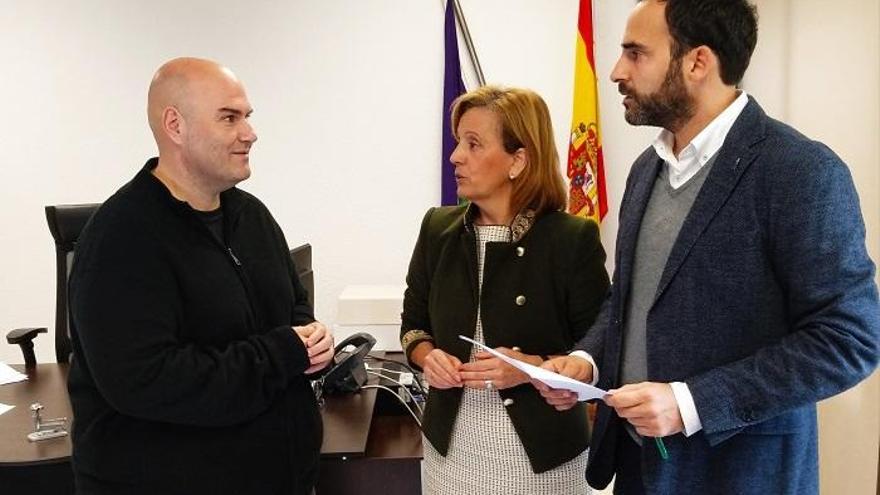 Sergio Brenes, Daniel Pérez y Begoña Medina, hoy.