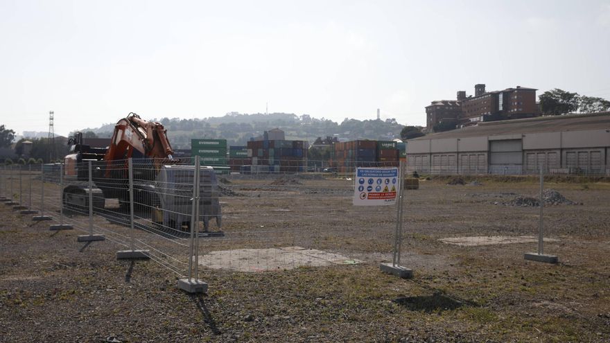 La obra de la piscifactoría de El Musel comienza con movimientos de tierras