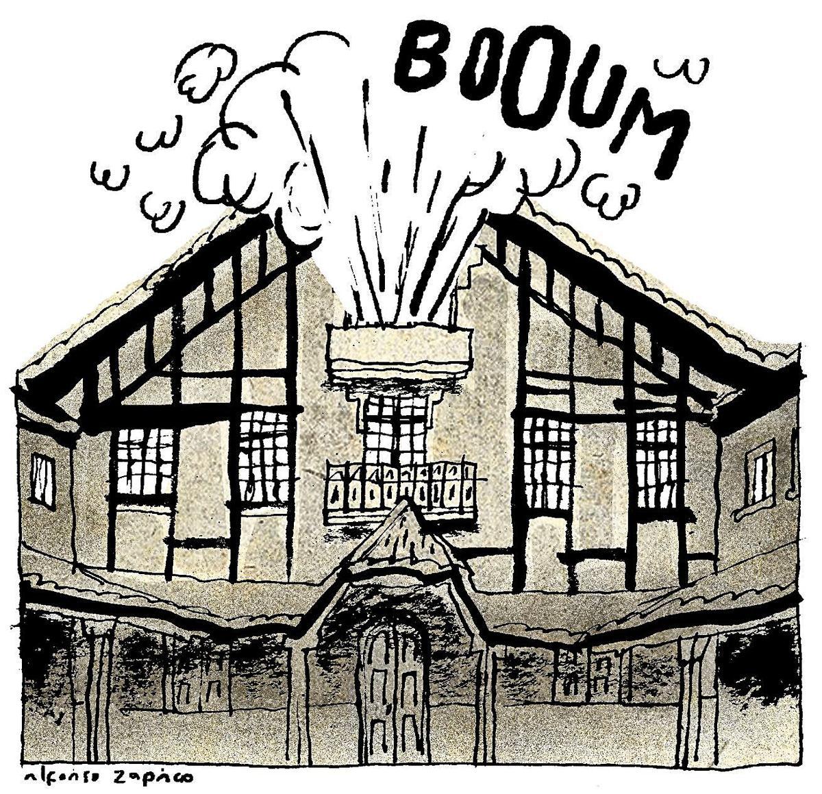 Una explosión sospechosa