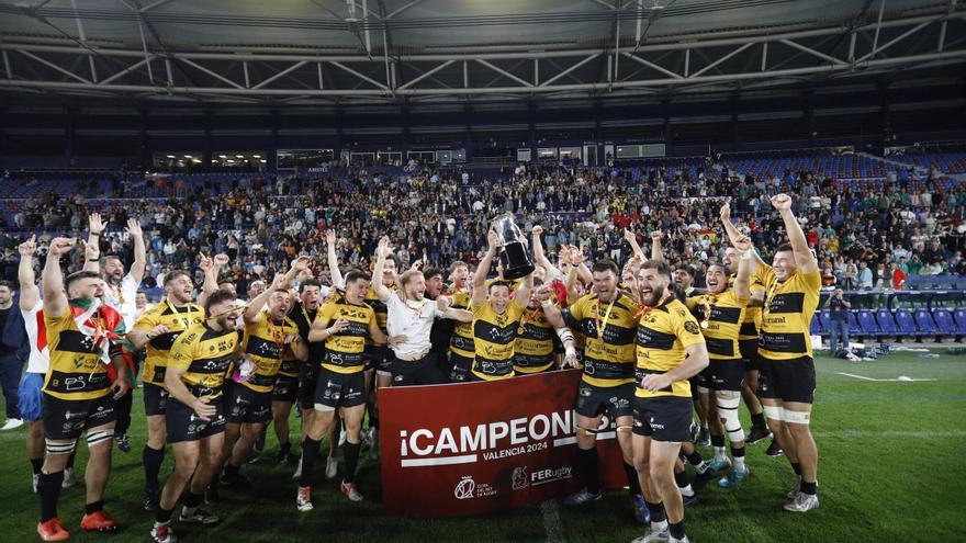 Así ha sido la final de la Copa del Rey del Rugby en el Ciutat de València
