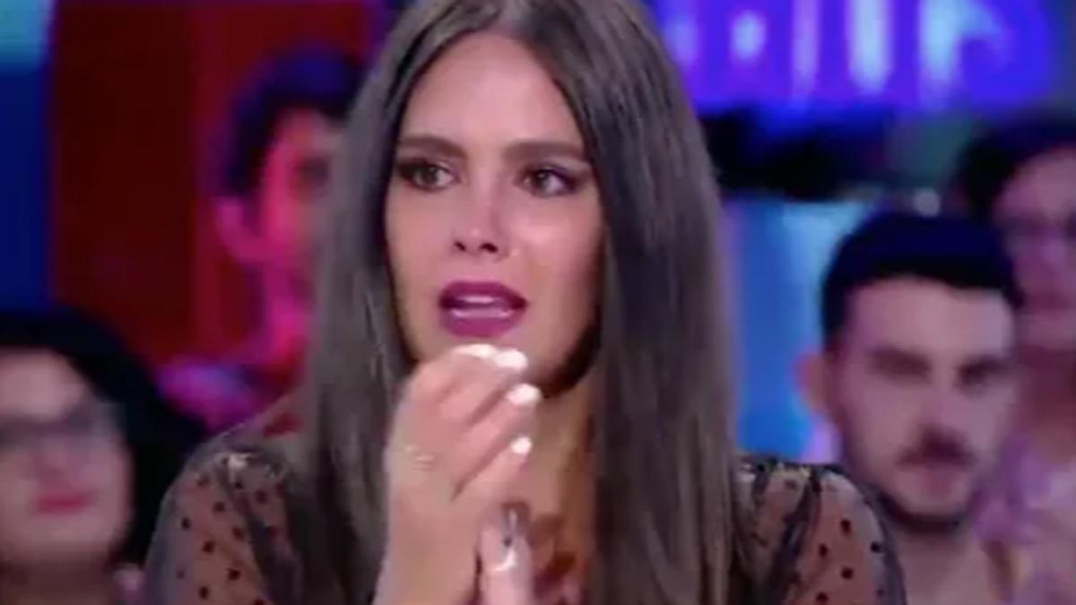 Cristina Pedroche, llorando en Zapeando