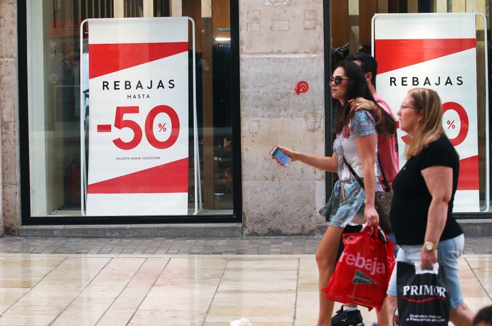 Domingo de rebajas en Málaga