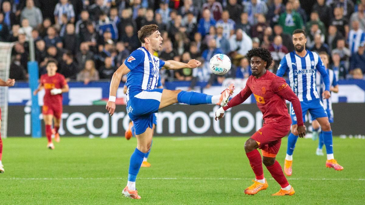 Imagen del Valencia CF contra el Deportivo Alavés