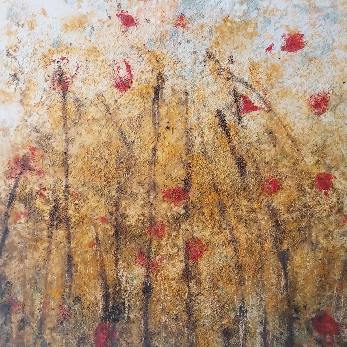 Una De Las Obras De Matilde Hernández De La Exposición 'Calima En Las Pitiusas'.