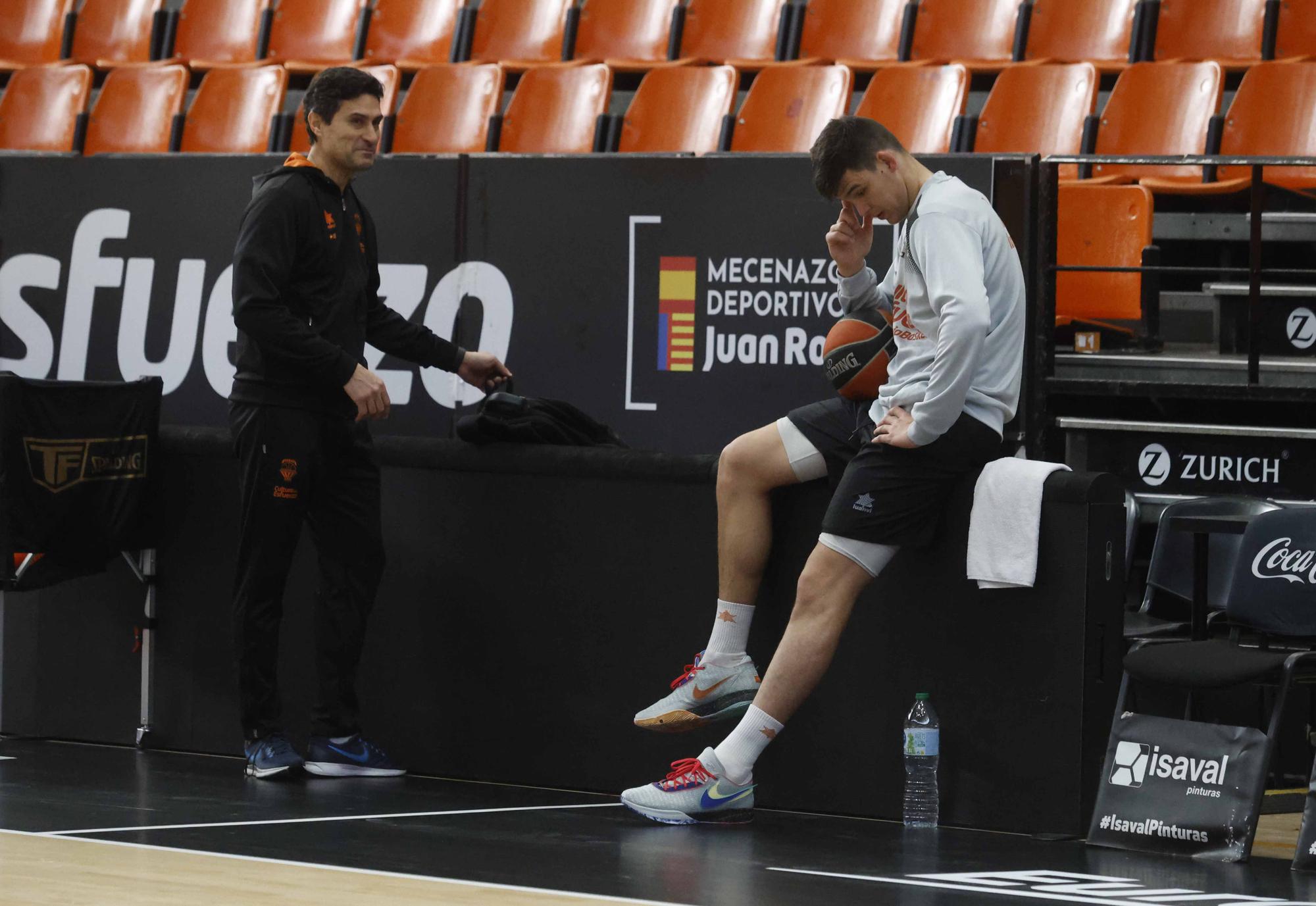 Entrenamiento Valencia Basket Club