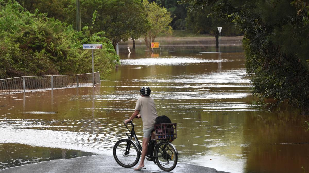 Imagen de archivo de inundaciones en Lismore, Australia