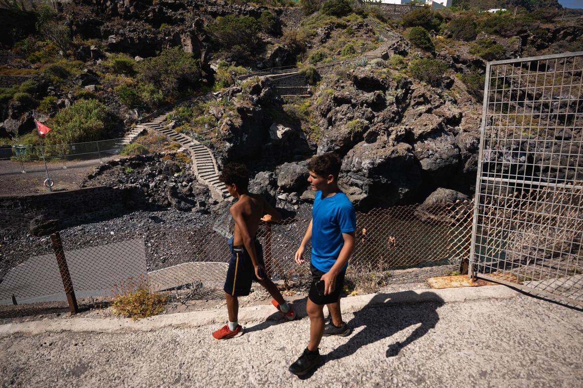 Playa de la Consolación, en Garachico