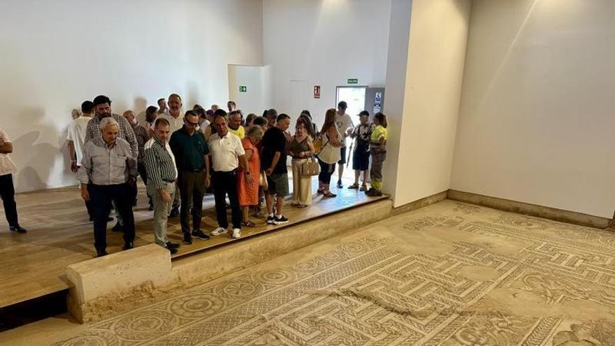 La antigua villa romana de Azuara ya divisa la llegada de sus primeros visitantes: un mosaico que dio la vuelta al mundo