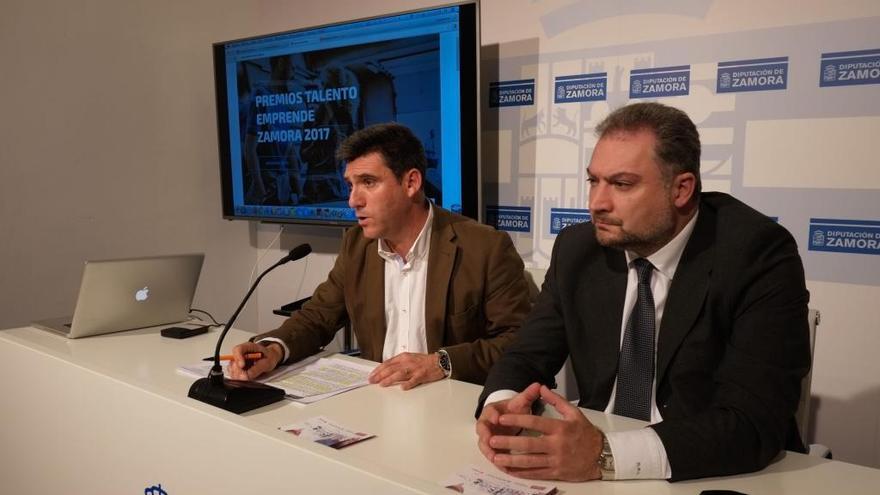 El diputado Pablo Rubio Pernía junto a Manuel Martín López (Fundación La Caixa).