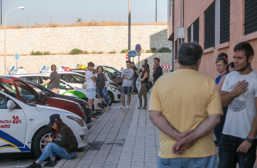 La huelga de examinadores de Tráfico