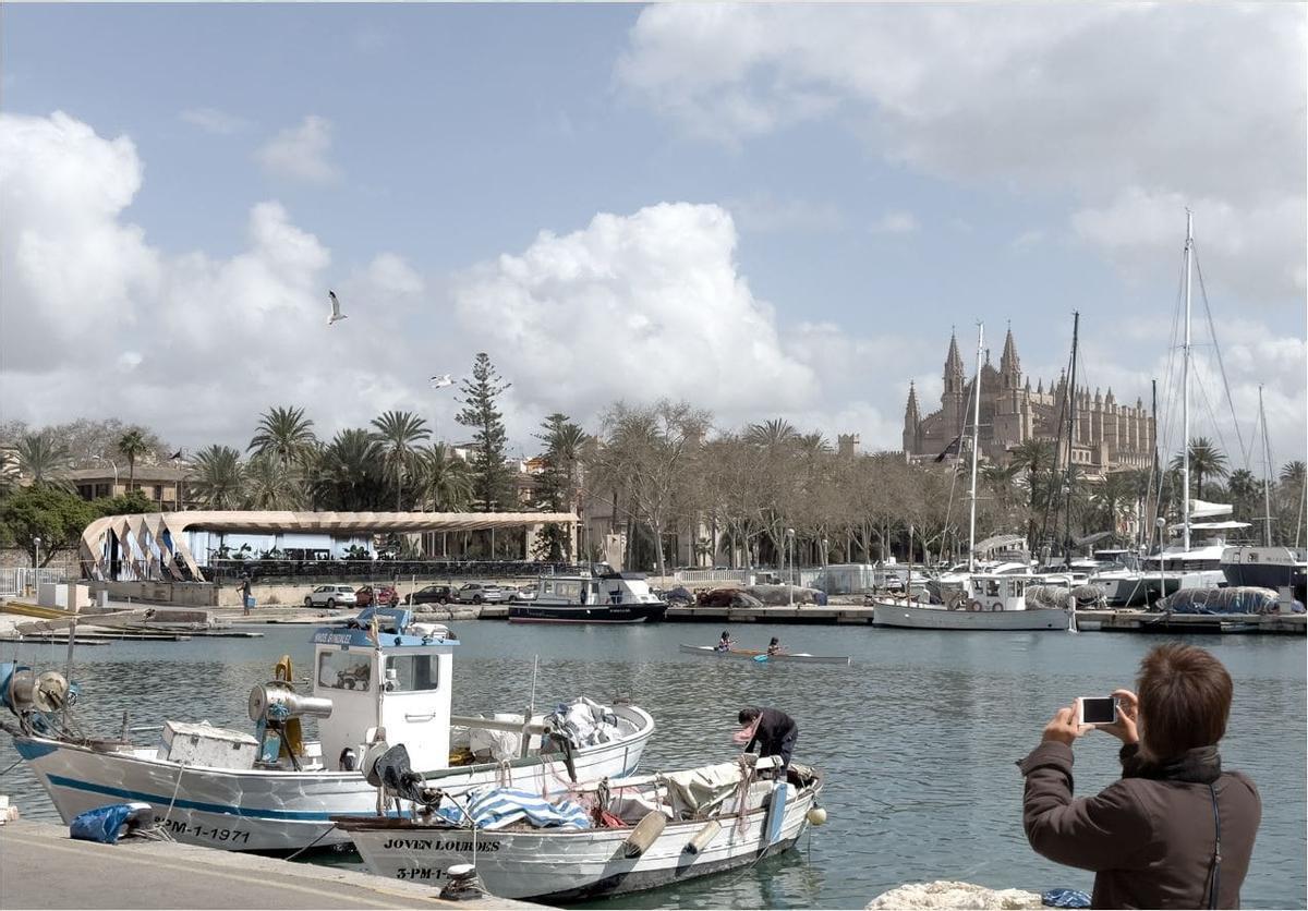Die Kathedrale im Hintergrund: So könnte die Bar Pesquero einmal aussehen.