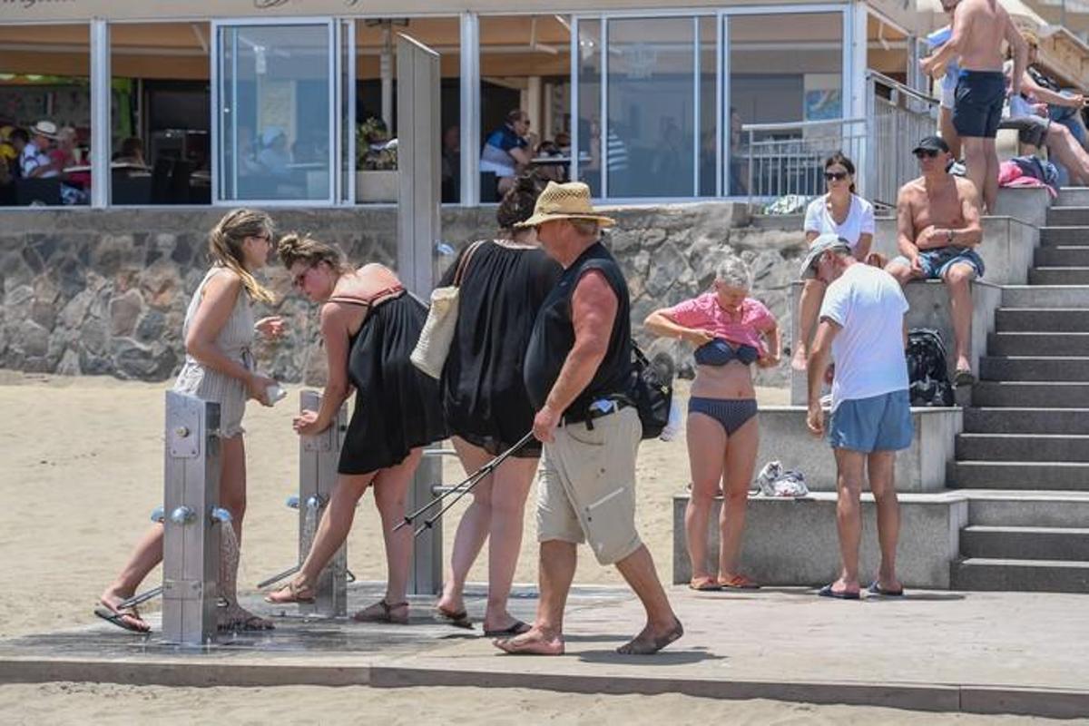 12-05-19  GRAN CANARIA. TEMISAS-SANTA LUCIA-TUNTE-PLAYA DEL INGLES. AGUIMES-SANTA LUCIA DE TIRAJANA- SAN BARTOLOME DE TIRAJANA. METEOROLOGIA. Ola de calor. Reportaje ola de calor. Fotos: Juan Castro.  | 12/05/2019 | Fotógrafo: Juan Carlos Castro