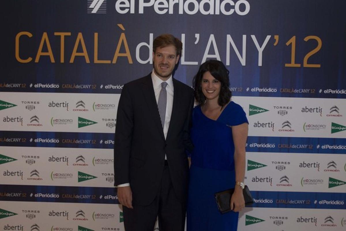 El presidente de Grupo Zeta Antonio Asensio Mosbah, junto a su esposa, Irene Salazar Grau.