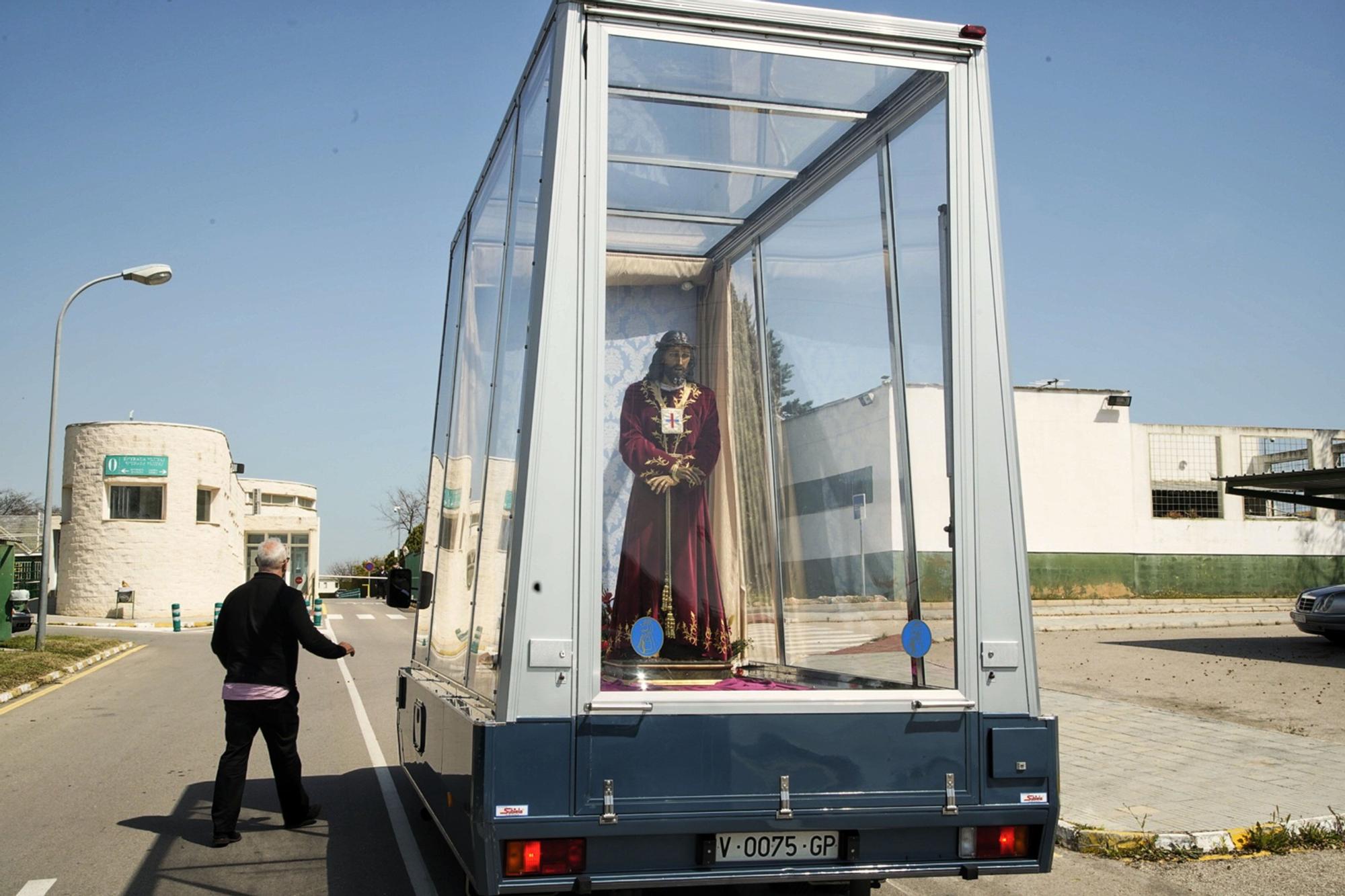 El Cristo de Medinaceli recorre València con el Maremovil